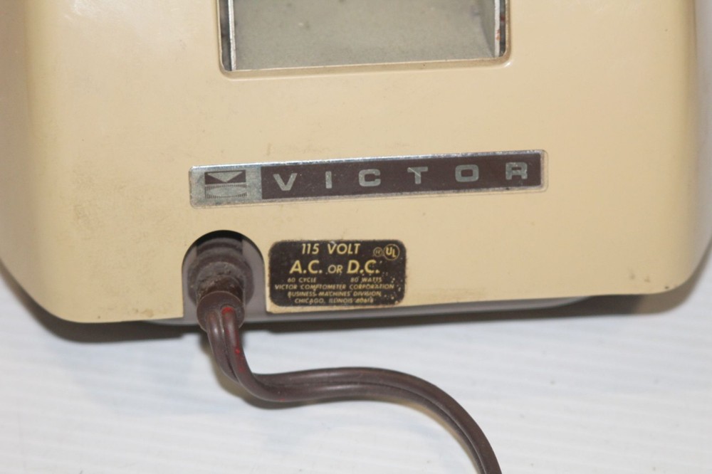 Vintage Victor Comptometer 7 82 54 Adding Machine Calculator Office Desk Pro