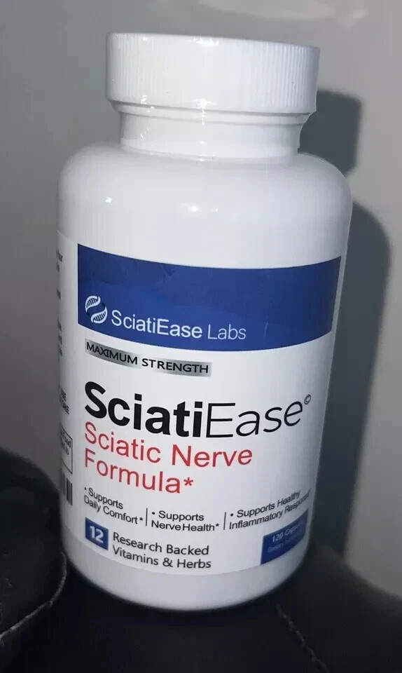 SciatiEase Labs Sciati Ease Sciatic Nerve Formula 120 Capsules - New! Exp 06/27