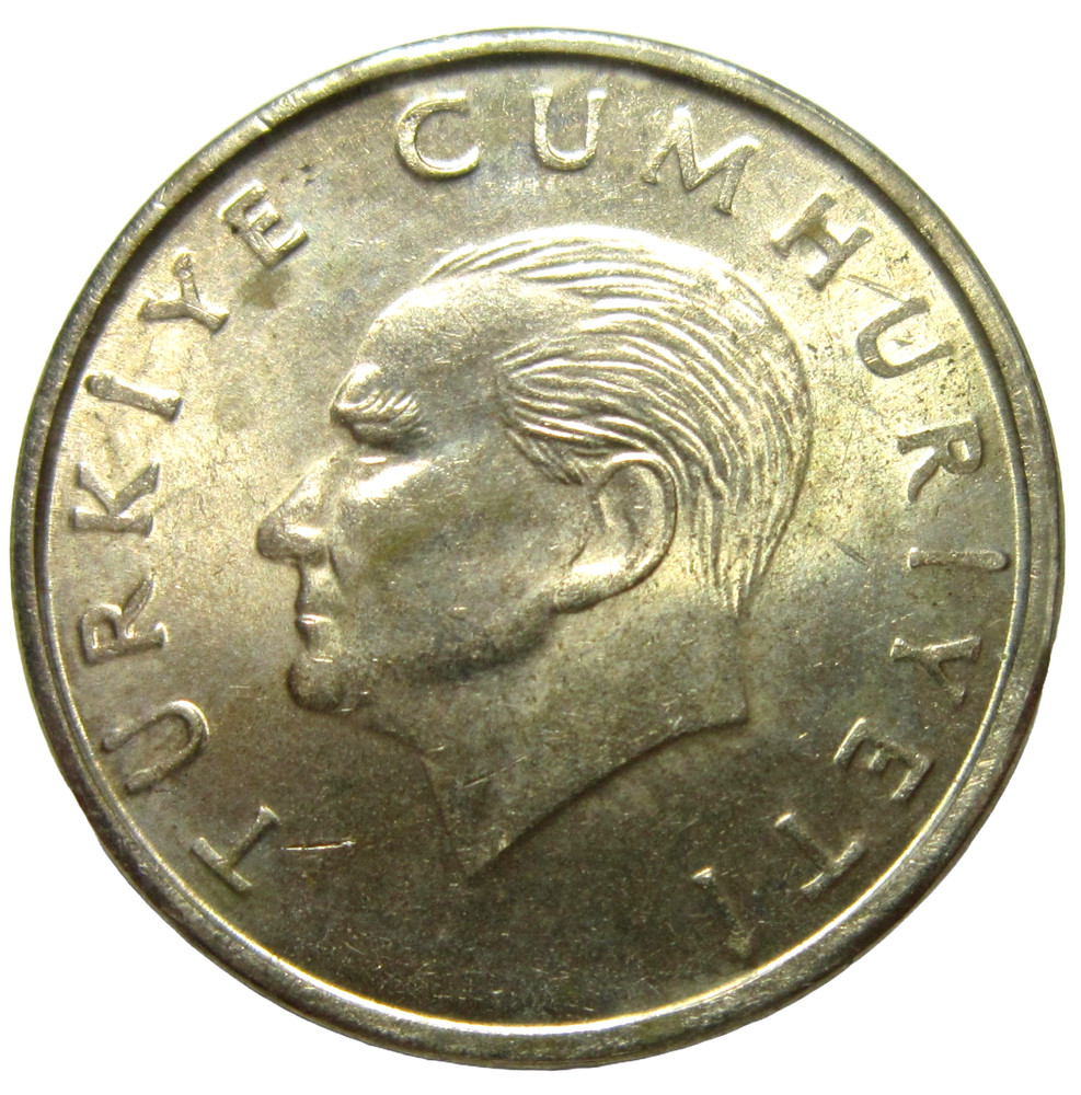 TURKEY.  10,000 LIRA,  1998. UNCIRCULATED.