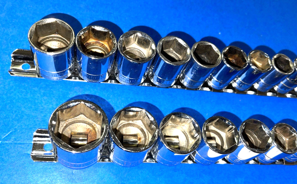 S-K TOOLS 23 PIECE 3/8 DRIVE SHORT SAE. & SHORT METRIC SOCKET SETS