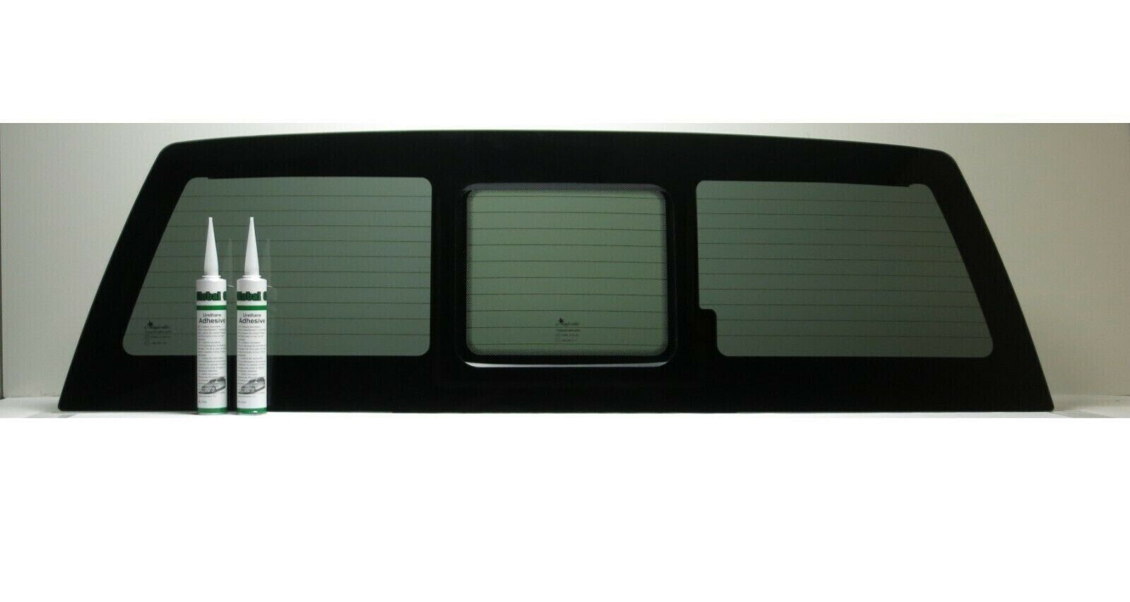 Fits 2015-2025 Ford F150 Manual Sliding Rear Back (flush fit) Window Heated