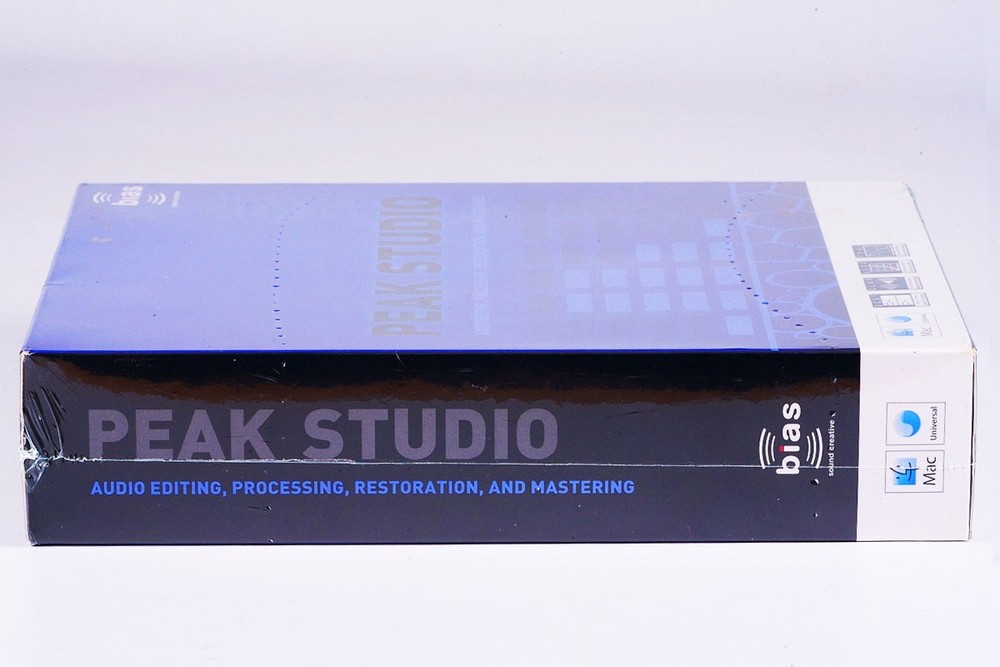 BIAS PEAK STUDIO Including Peak Pro 7 Audio Editing Mastering MAC Software - NEW