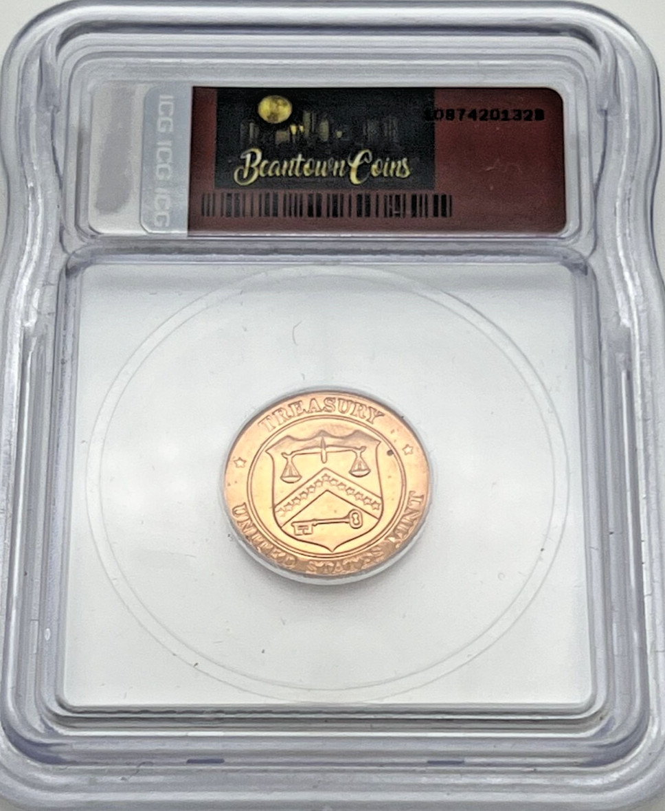 Beantown Coins Sample Slab ICG Slabbed USA Mint Set Token BU UNC Uncirculated