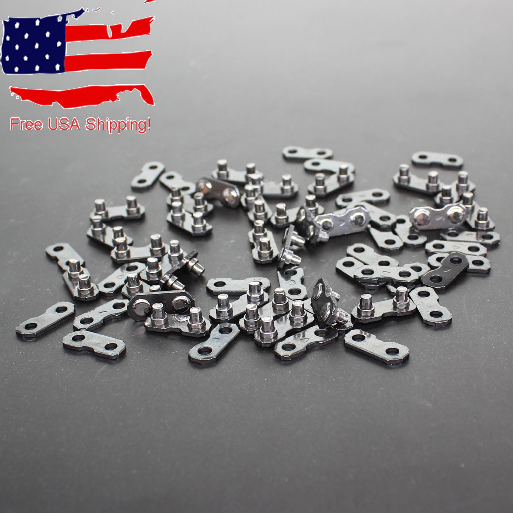 25x 3/8" Chainsaw Master Link Repair Preset Straps 050-058 For Oregon #72 73 H51