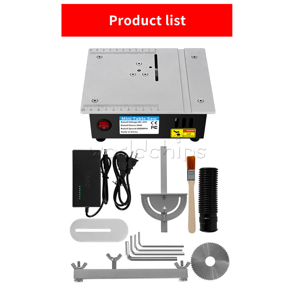 DC24V Woodworking Table Saw Electric Multi-Function Precision Cutting Machine