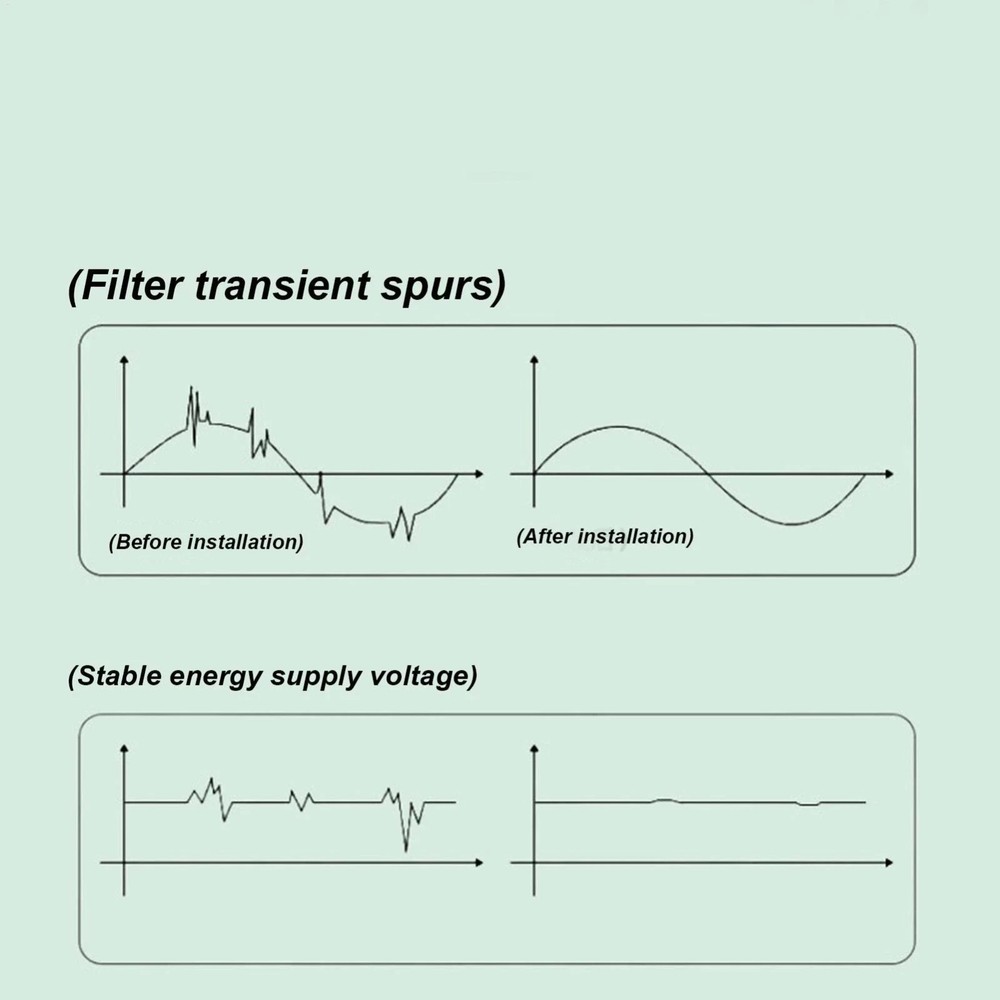 Energy Saving Device Stopwatt Electricity Saving Box Stabilize Voltage Device-US