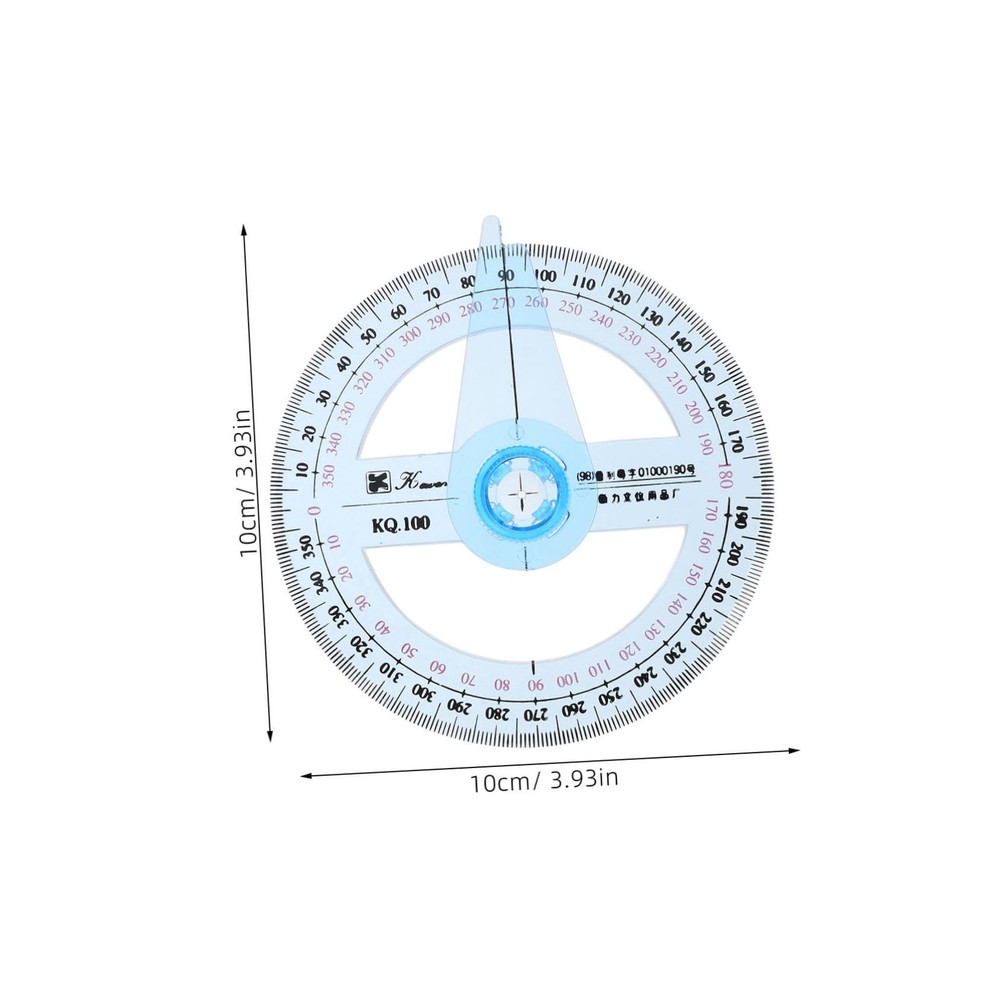 2Pcs Circle Protractor Drafting Tools Protractor Measuring Tool 360-degree Ma...