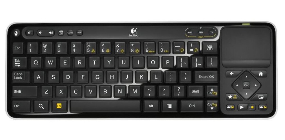 Logitech K700 Wireless Keyboard Controller - Black (NO RECEIVER) (NO COVER) (...