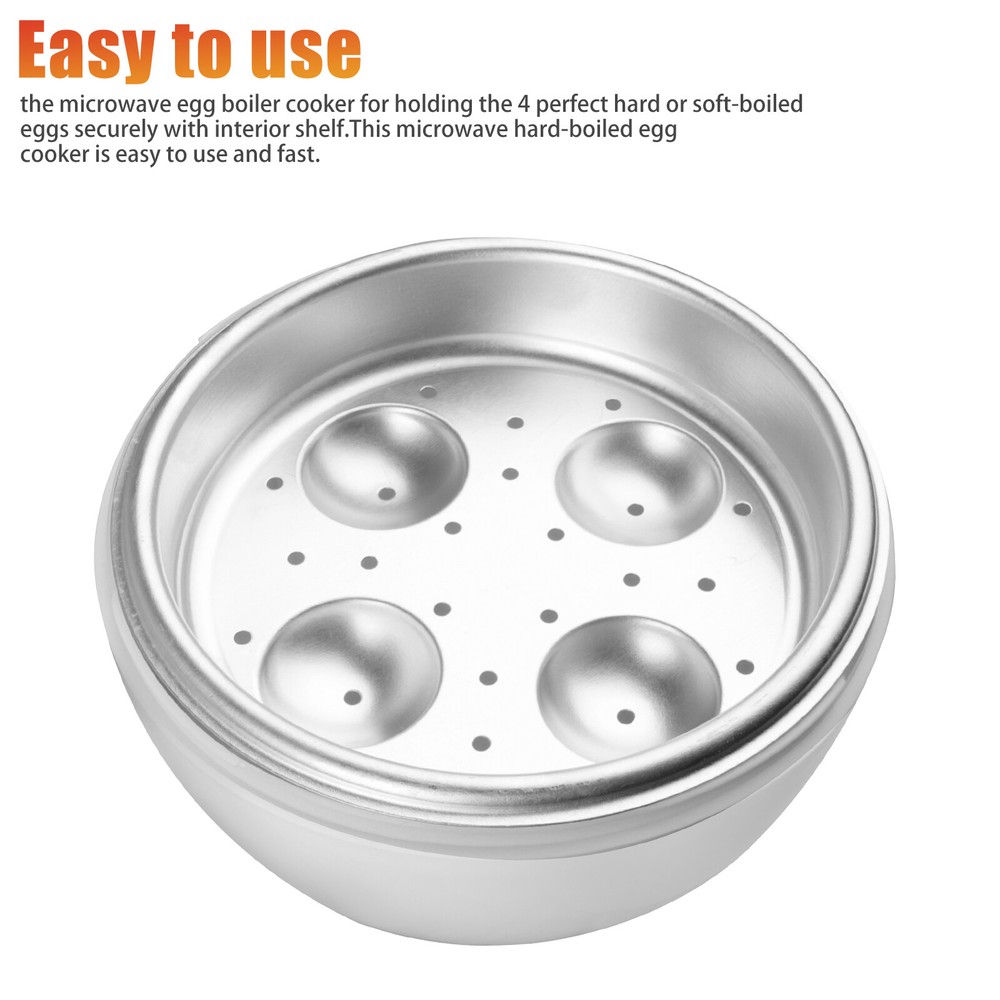 Safe Microwave Egg Boiler Cooker Ball Shape Steamer Kitchen Cook Tool Adjustable