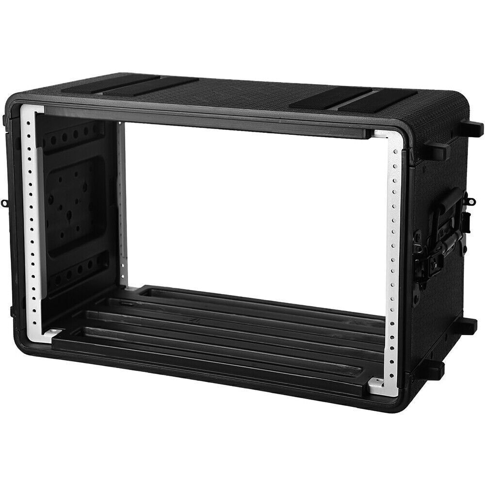 4U Rack Flight Case 11inch Depth Ventilated Rack Case Dustproof for Pro Audio DJ