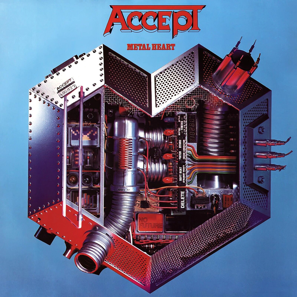 Accept Metal Heart 12x12 Album Cover Replica Poster Gloss Print