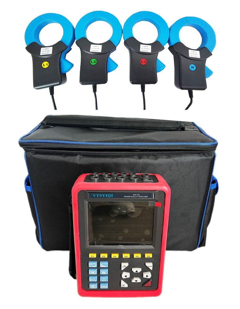 Power Quality Recorder Three-Phase Power Quality Analyzer with Current 1.0-1000A