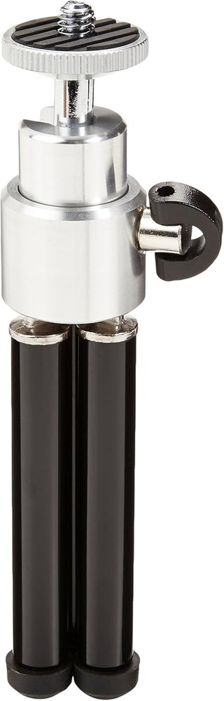 Amazon Basics Lightweight Mini Tripod, Black 1-Pack,