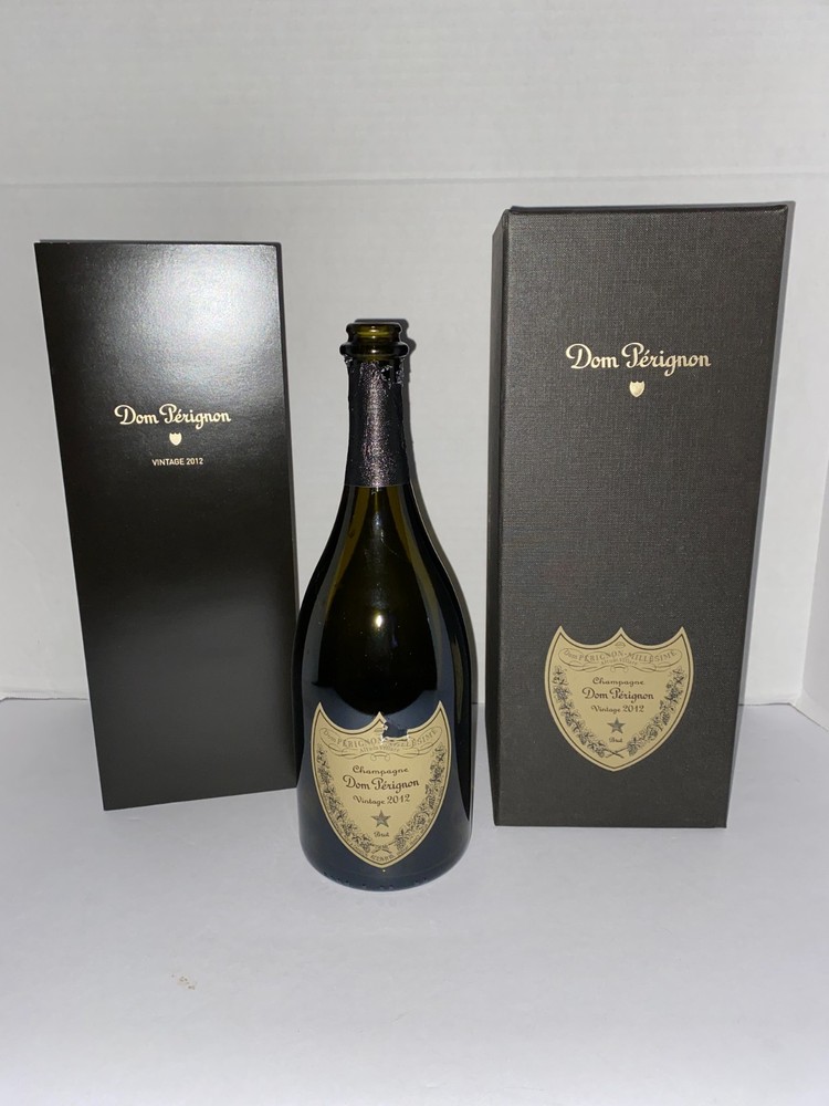 Dom Perignon Vintage 2012 Brut Empty Champagne Bottle with Box and Insert