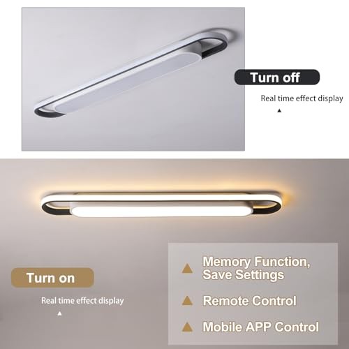 4Ft Modern Smart LED Linear 48 Inch (4 FT) Dimmable(Memory Function/CRI 97+)