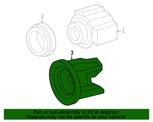 Genuine GM Park Sensor Bracket 85660651