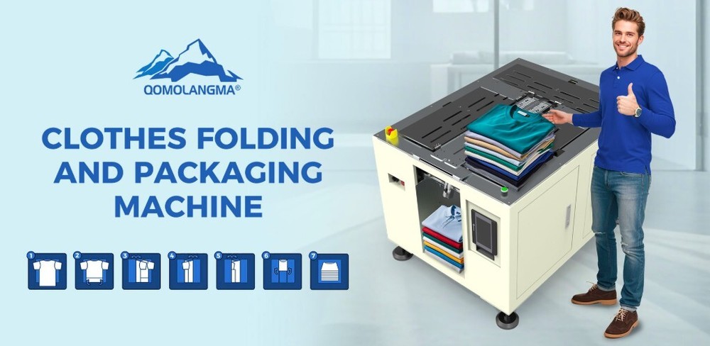 US Clothes Folding Stacking Bagging Folding Packaging Machine