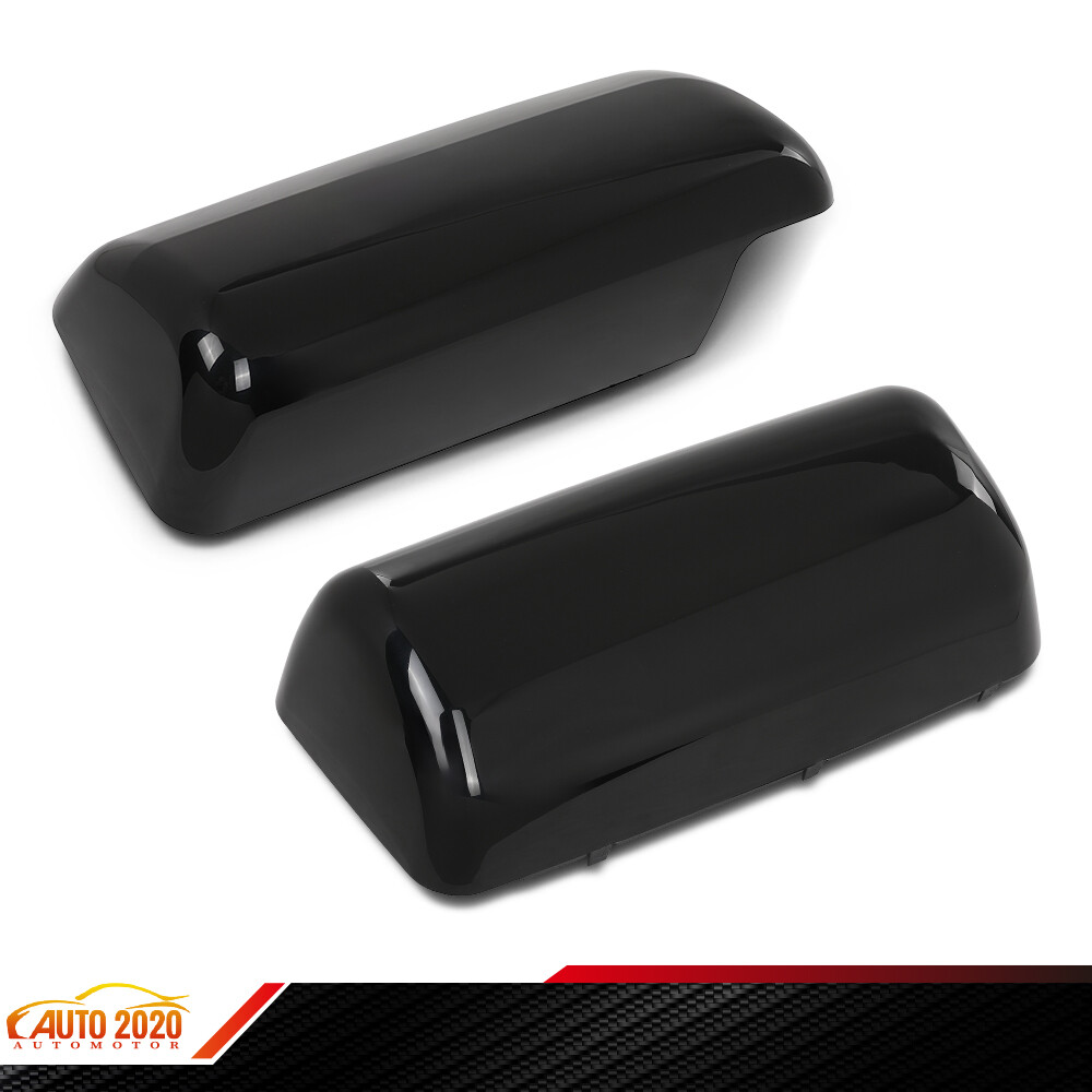 Black Driver & Passenger Side Replacement Door Mirror Covers Fits Peterbilt 579