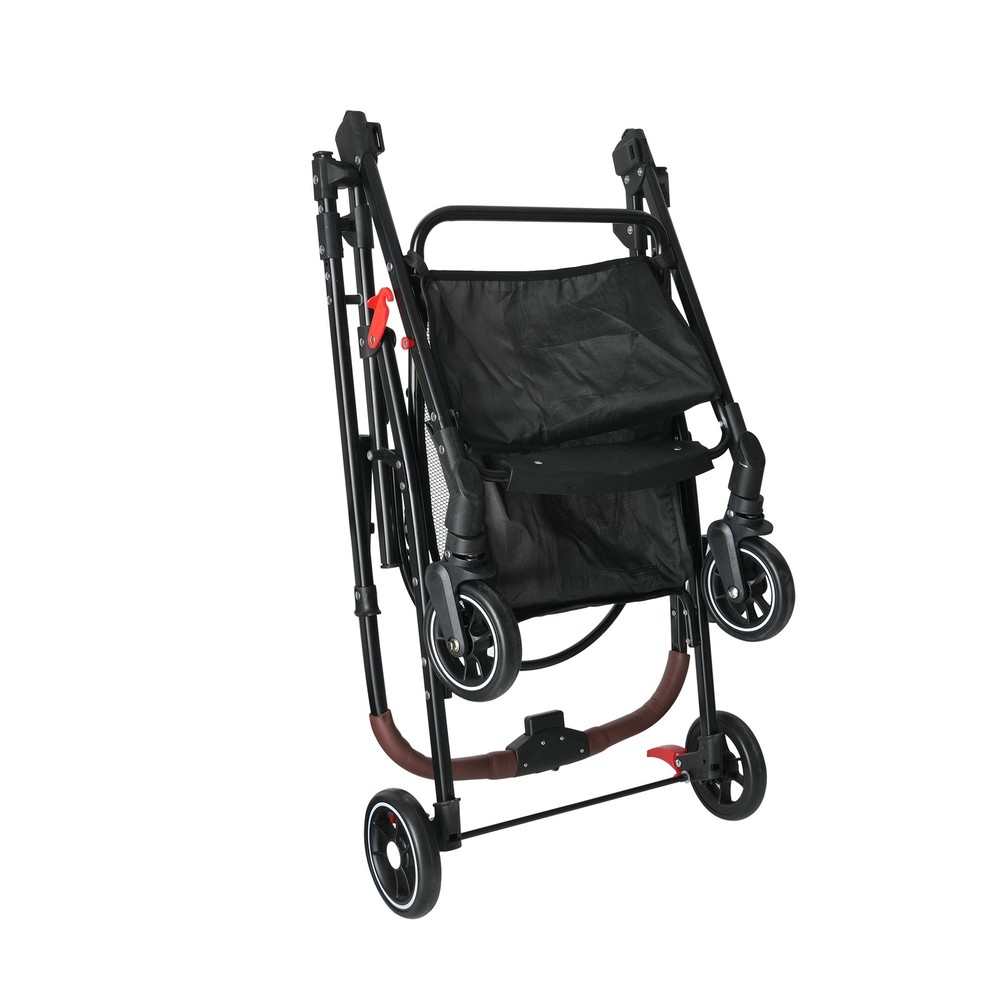 Foldable Pet Stroller for Small Dogs & Cats