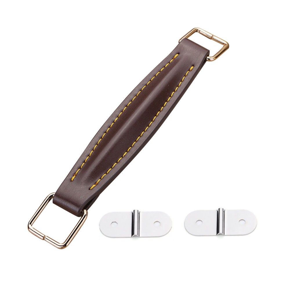 Guitar Leather Handle With Fitting For Marshall Amp AS50D AS100D Coffee H