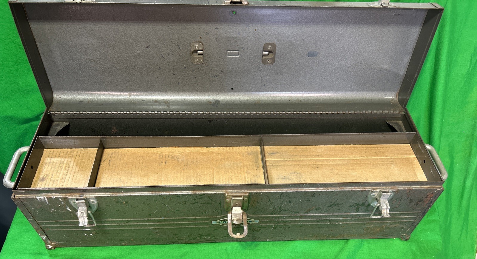 Craftsman 6517 Carpenters Toolbox w/Tray -1950's Logo