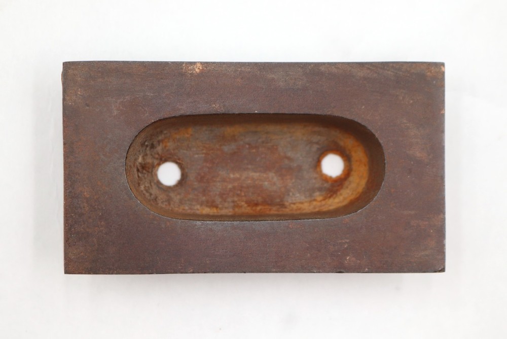 Vintage Rectangular 3 in. Steel Window Sash Lift