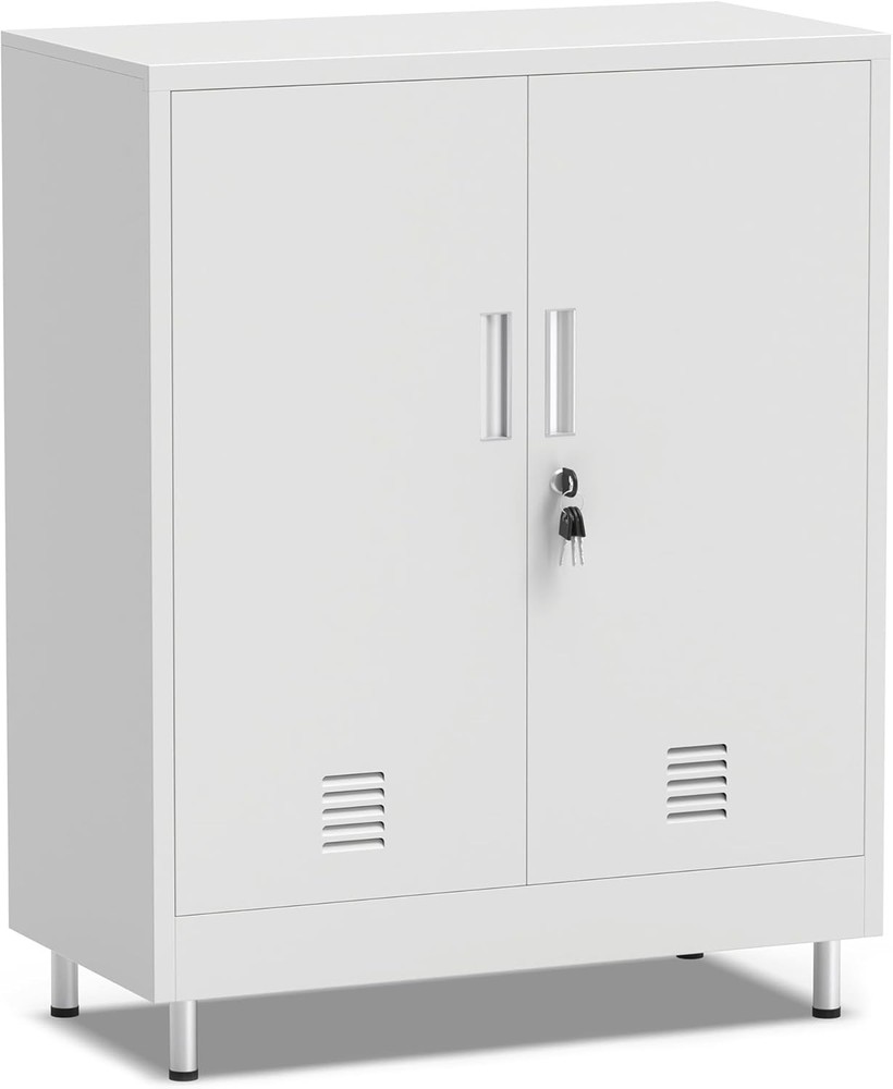 Metal Storage Cabinet Locking Doors