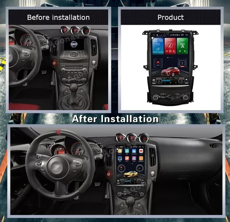 NEW 13.6'' Car Stereo Radio Android Navigation 2+32GB For 2008-2019 Nissan 370Z