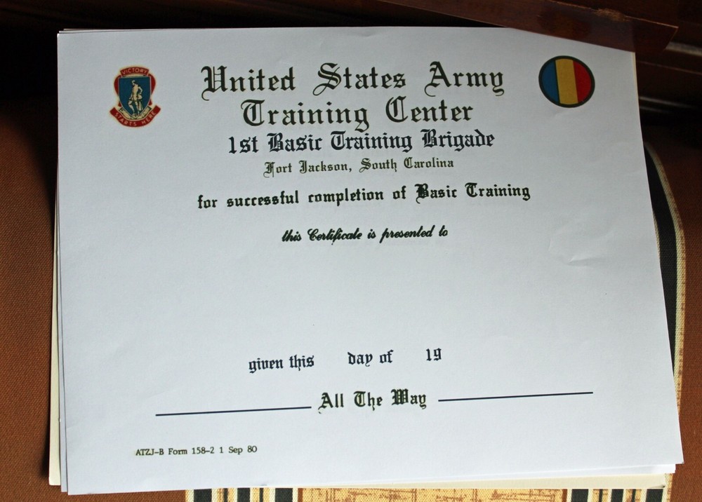 C8 US Army 1st Basic Training Brigade Ft Jackson, SC