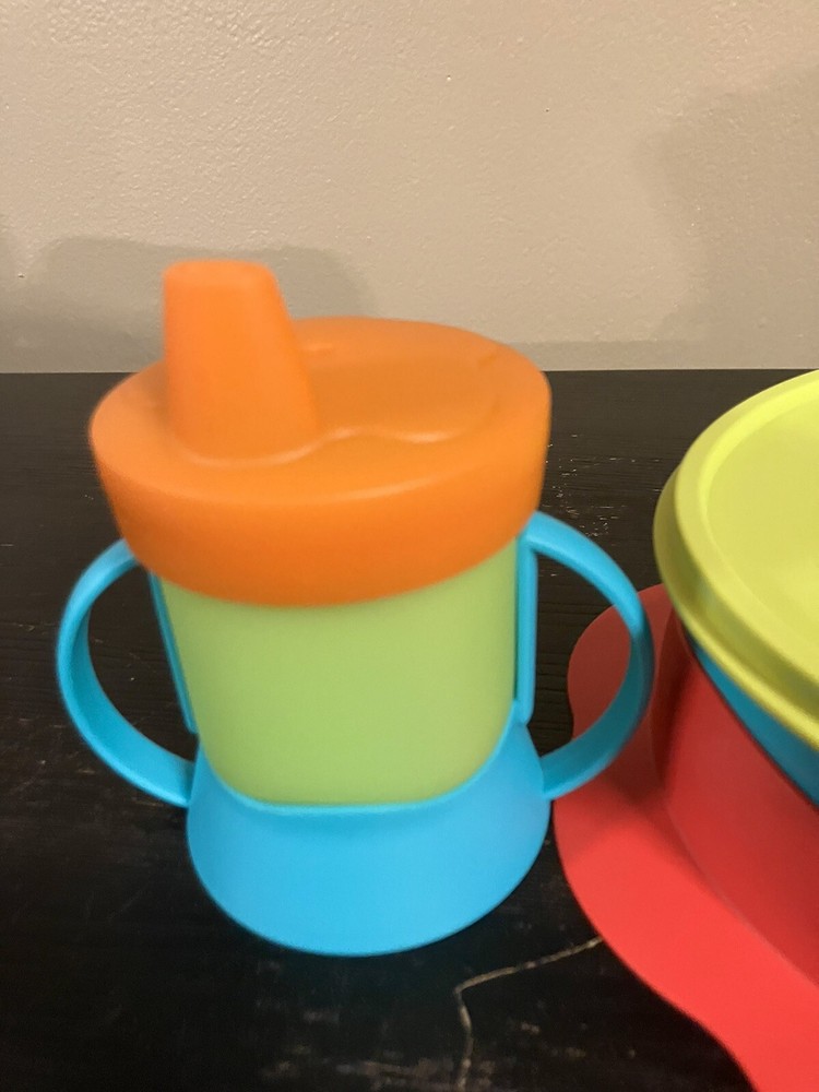 Tupperware Tupper kids Feeding Set -Red Blue
