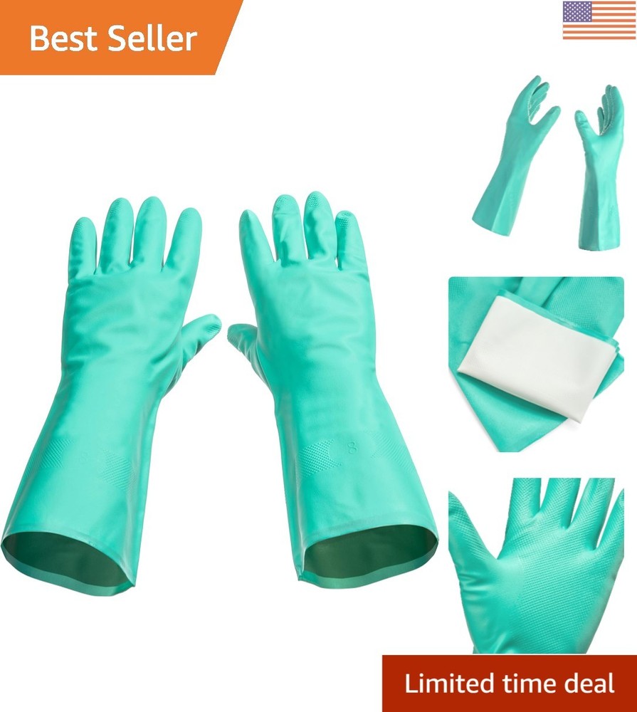 Waterproof Cleaning Gloves Extra Extra Large - Cut Resistant and Reusable