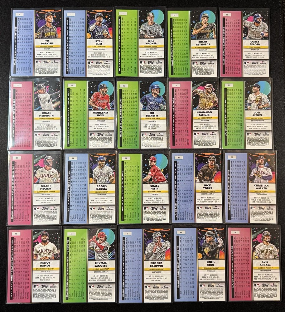 2025 Topps Chrome Cosmic - Base, Inserts, Refractors & Nucleus (You Pick)
