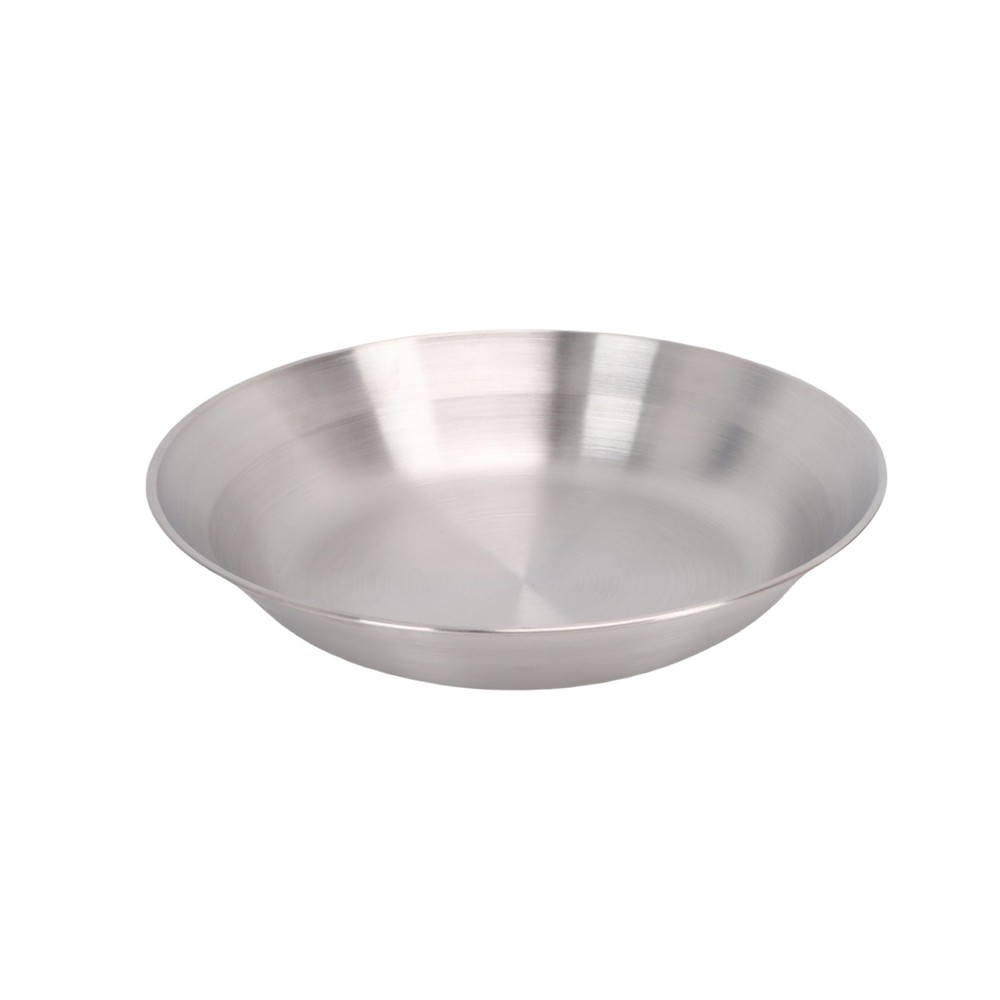 Portable Stainless Steel Camping Tableware Set Double-layer Cup Thickened Bowl