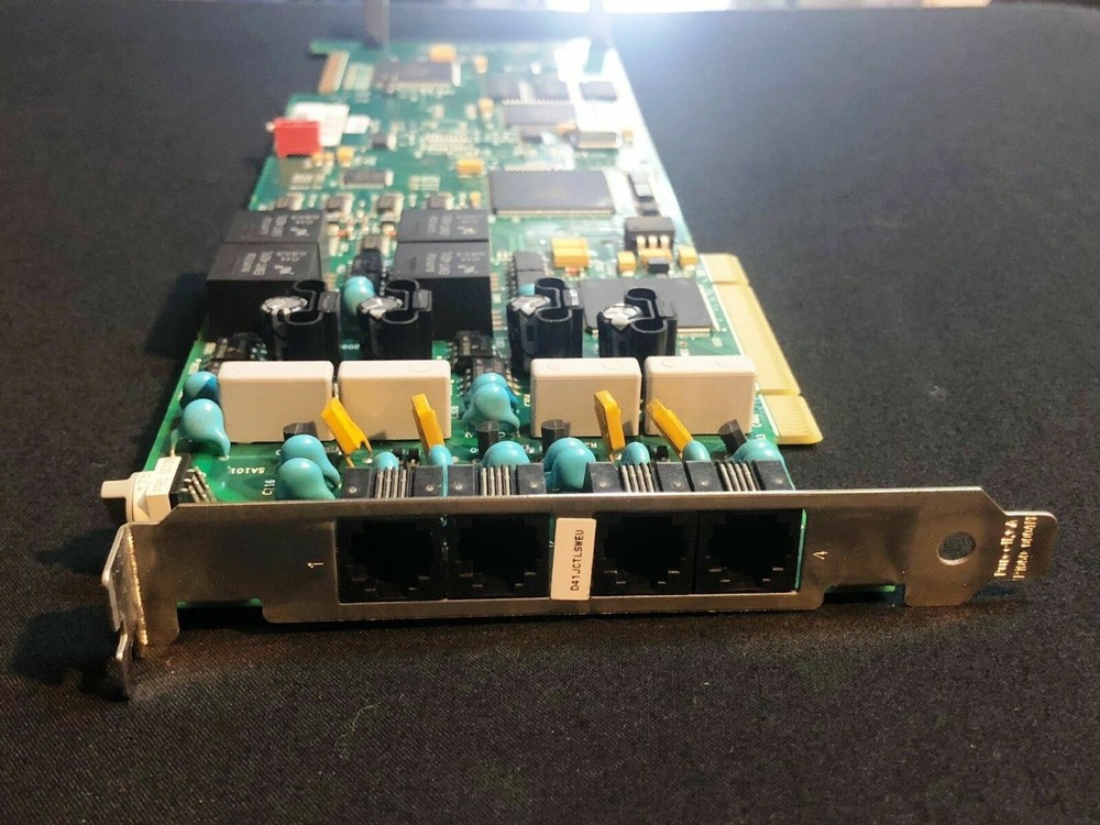 Dialogic D41JCTLSWEU 881592 4-Port Analog Loop-Start Controller Card