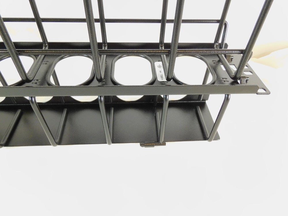 Ring Panel Cable Manager Hubbell HC219CC3N NextFrame Hinged Covers - EXCELLENT