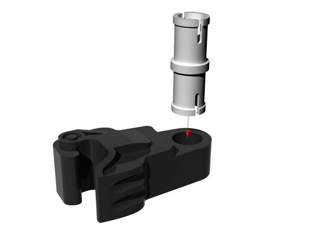 Brick Train Knuckle Couplers - Pair - (Lego Compatible)