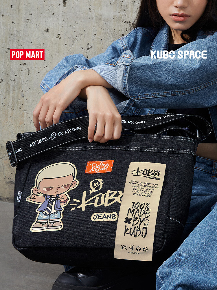 POPMART KUBO JEANS series Cross Body Bag 100%Authentic Cute Gift