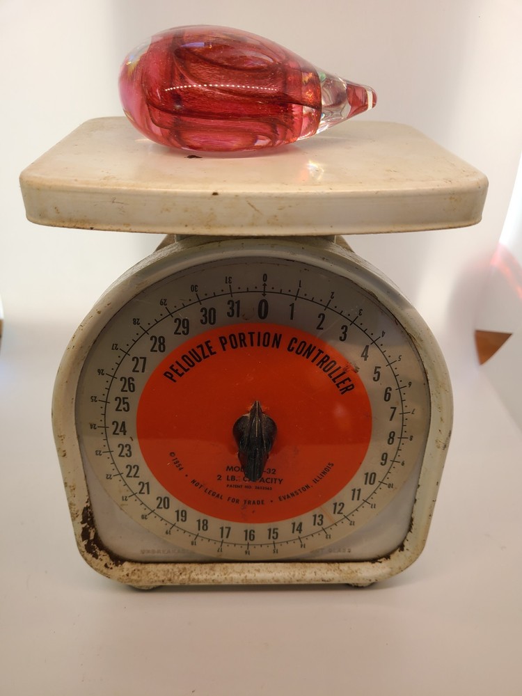 Working Vintage Pelouze Portion Controller Y-32 Scale, 1954 32oz