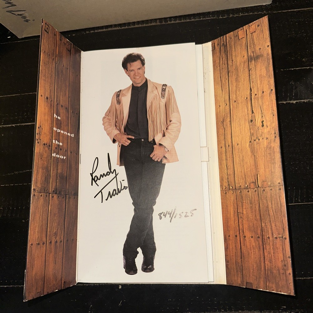 Randy Travis Promotional Double CD Signed
