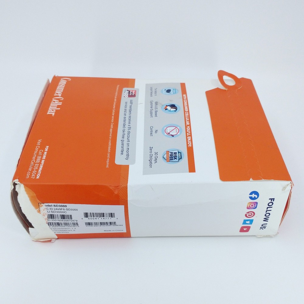 Consumer Cellular Verve Home Phone Base Model SD3000 - Open Box