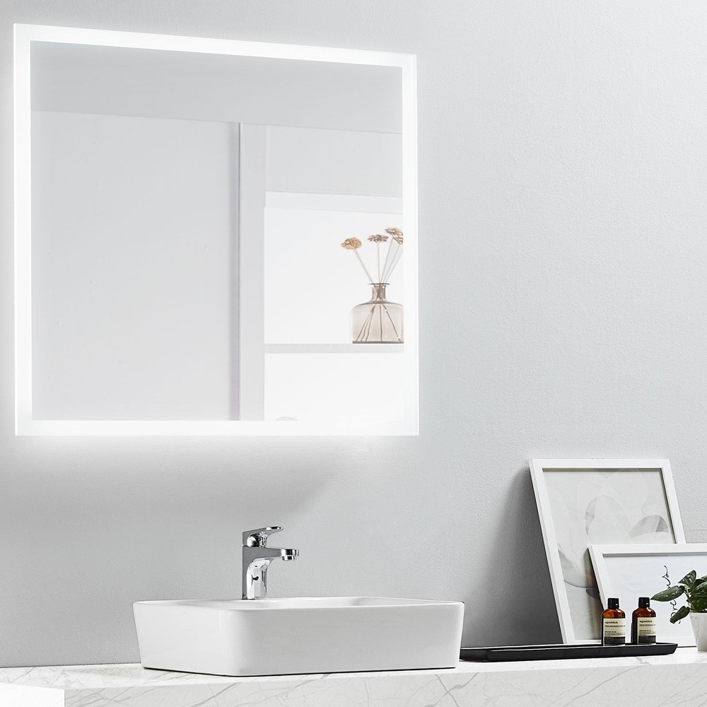 ZEPHYRA LED LIGHTED BATHROOM VANITY RECTANGLE MIRROR - 36 x 36