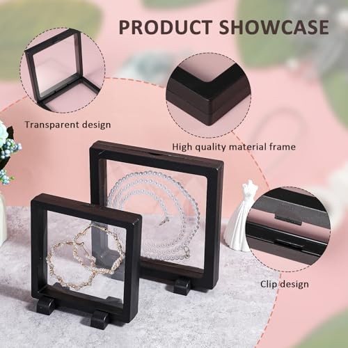 6 Pcs 3D Floating Frame, Large Size Floating Display Case, Visualize