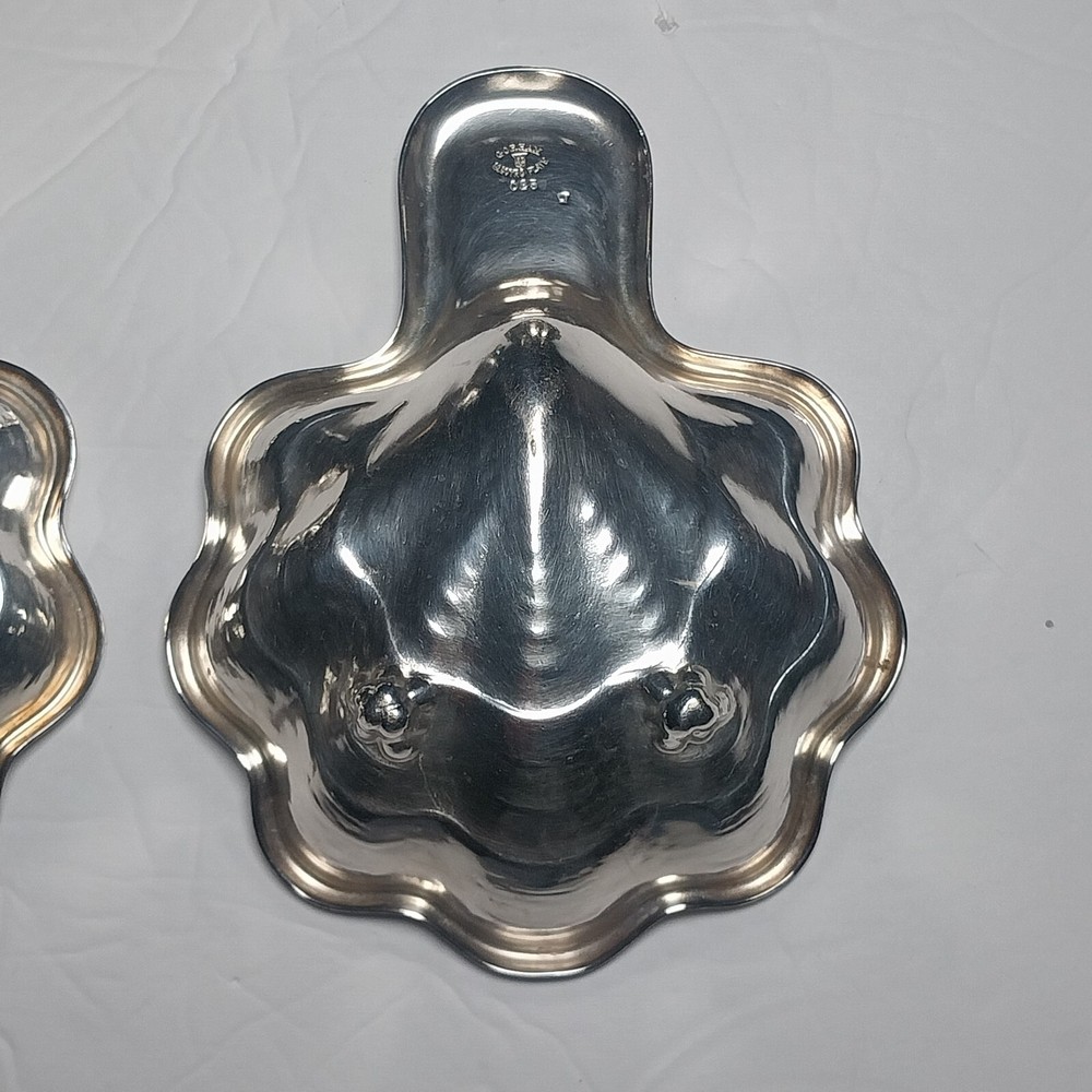 6 Gorham Silver Electroplate #025 Vintage Shell Dishes