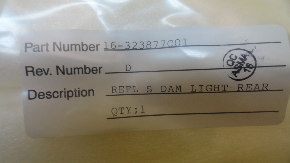 ASM 16-323877C01 REFL-S-DAM-LIGHT-REAR