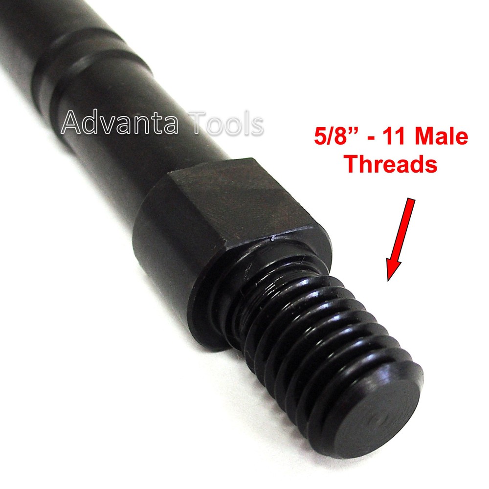 Core Drill Adapter - Spline To 5/8"-11 Threaded Bit Connection for Hammer Drill