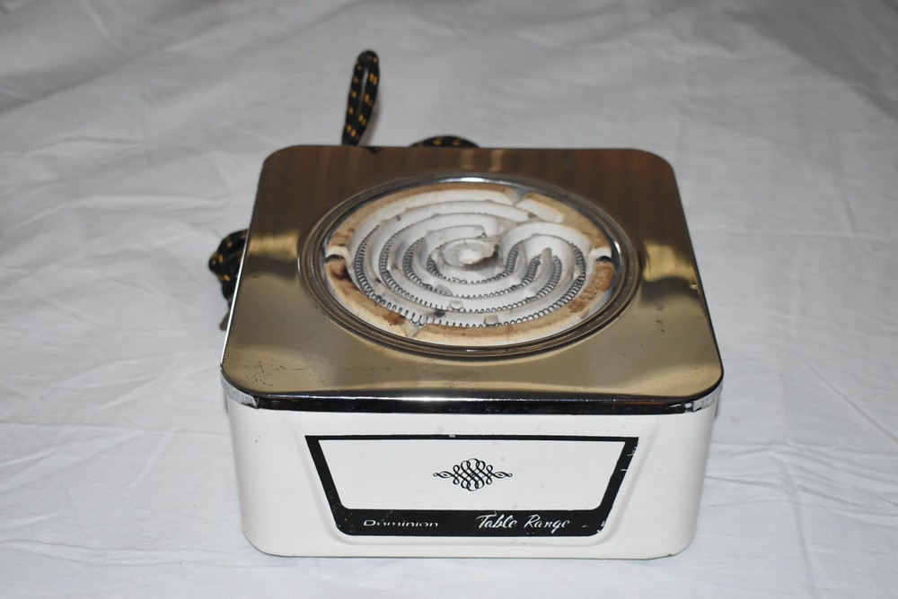 Vintage Dominion Table Range Single electric burner Tested  EUC