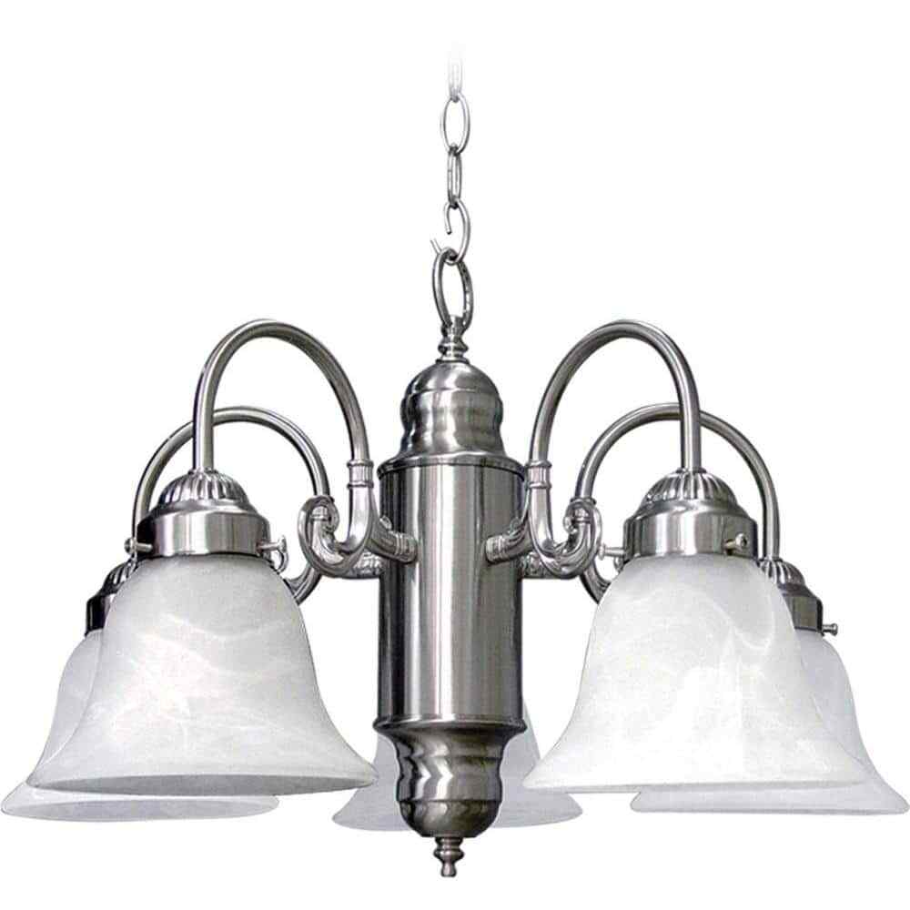 Volume Lighting Marti 5-Light Brushed Nickel Interior Chandelier