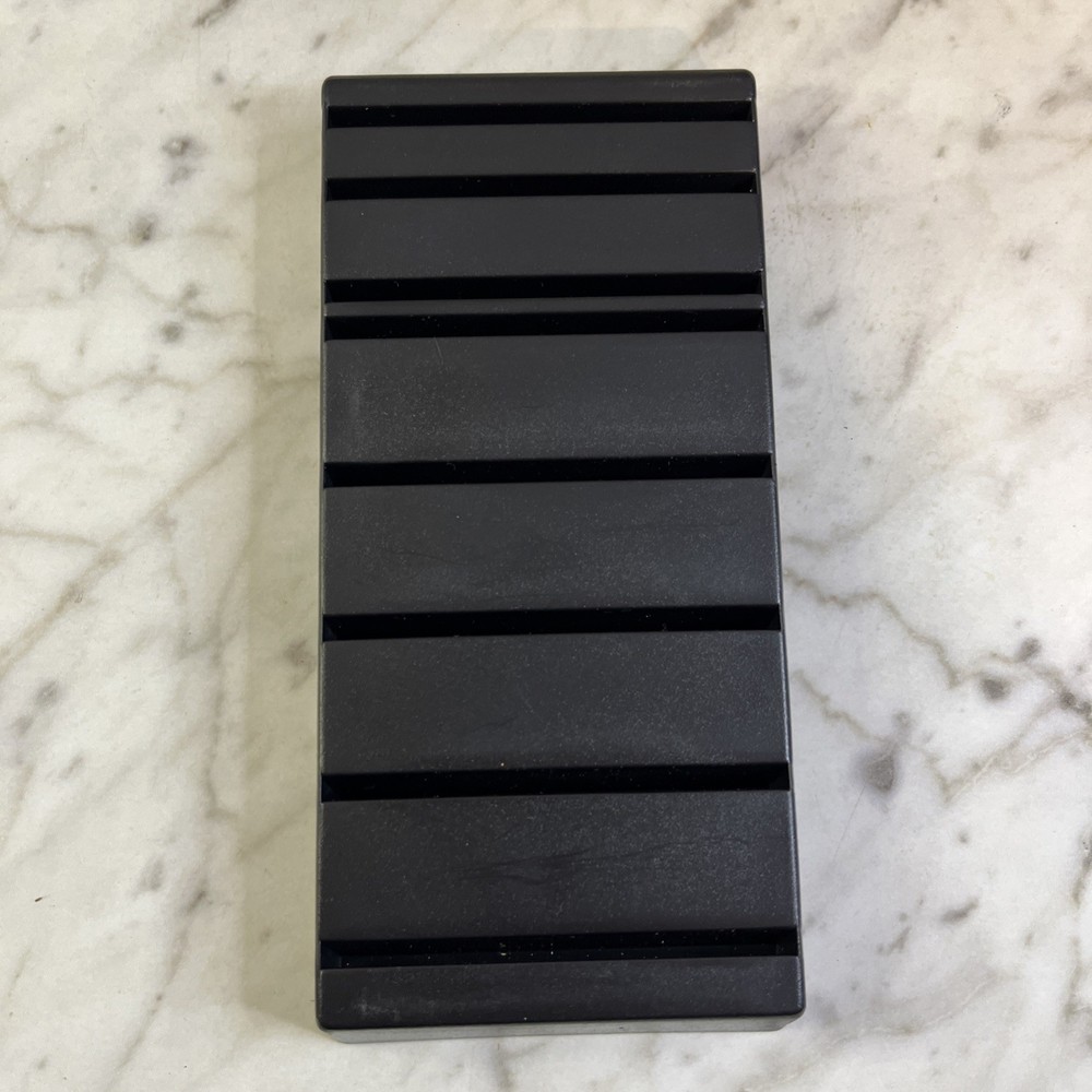 Vintage Remote Control Organizer Black Plastic Item WF-025
