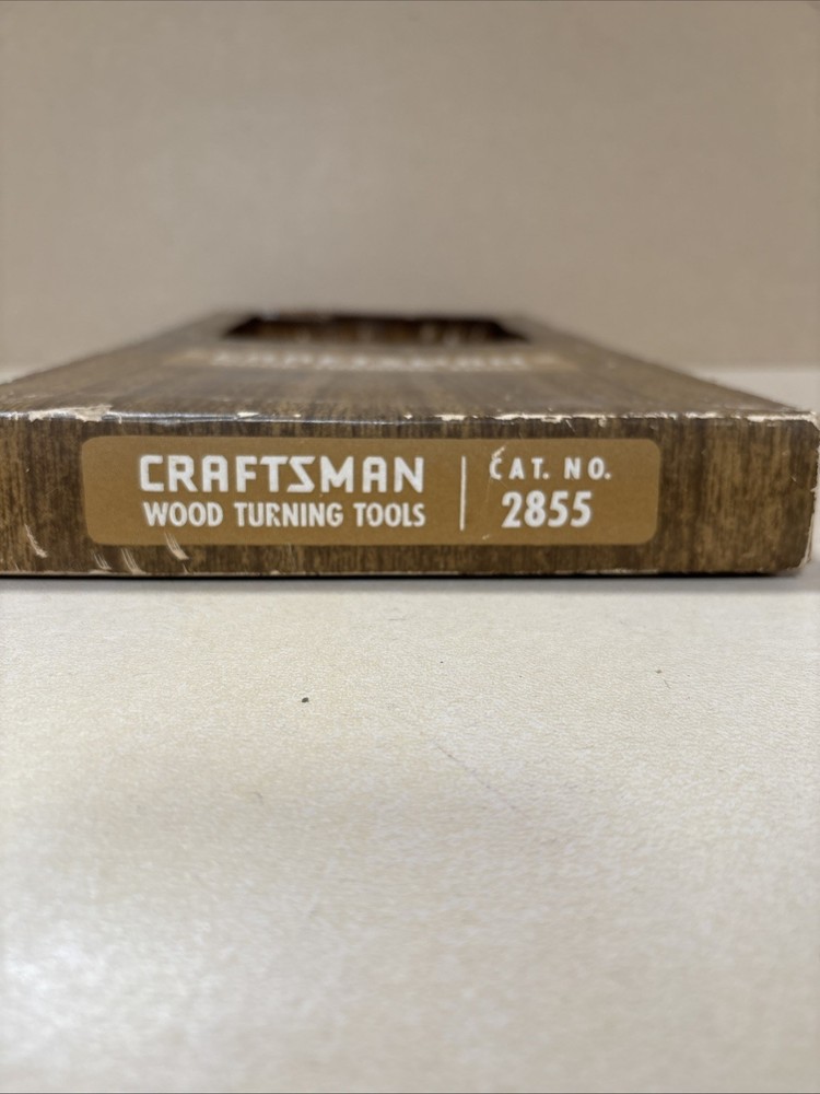 Craftsman Wood Turning 5 Pc. Set #2855 - Very Sharp Lathe, Chisel