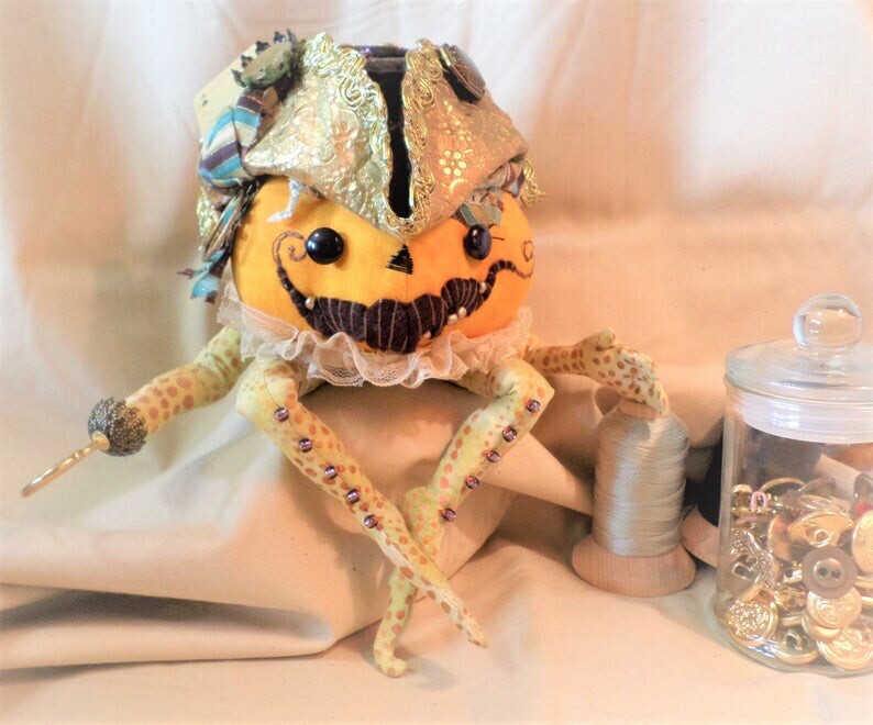 Cloth Art Doll Pattern “Captain Spiny Copperbottom” by Paula McGee